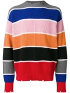 Msgm Ribbed Sweater - Blue