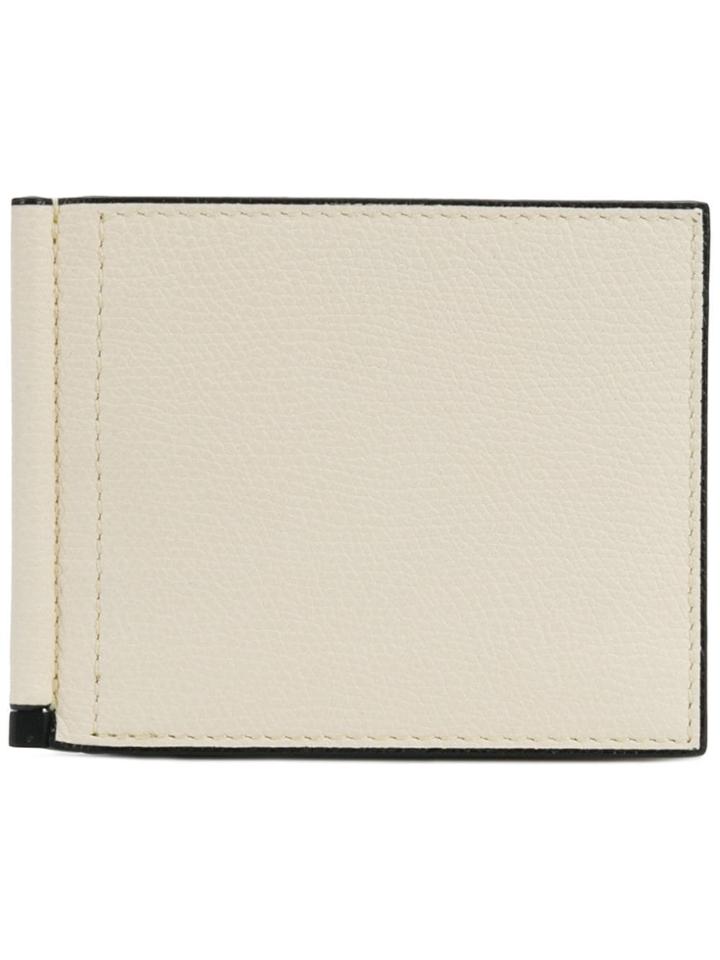 Valextra Bi-fold Wallet - White