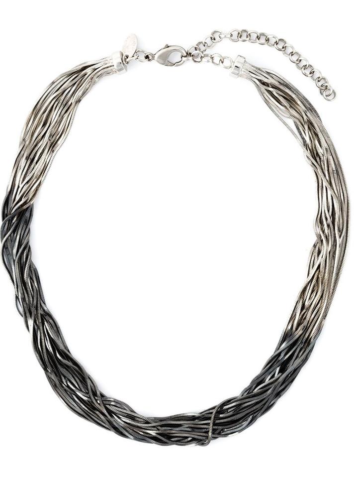 Iosselliani 'black Hole Sun' Necklace, Women's, Metallic