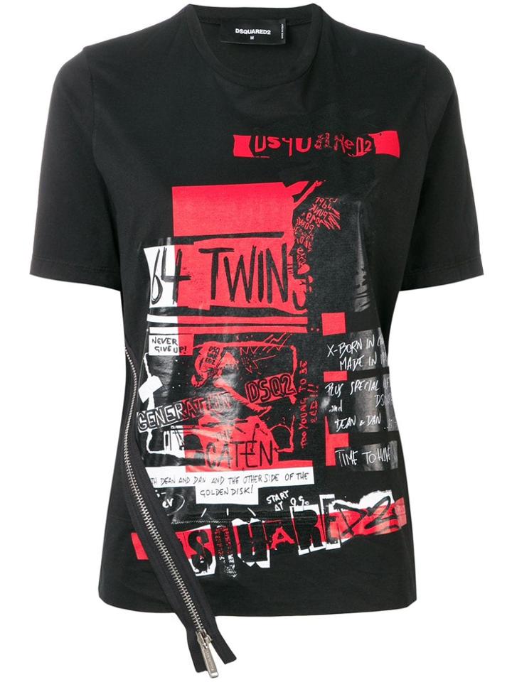 Dsquared2 Twins Logo T-shirt - Black