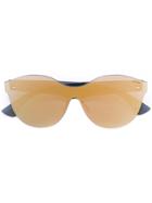 Retrosuperfuture Oversized Sunglasses - Metallic
