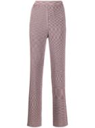 Missoni Metallic Knit Trousers - Pink