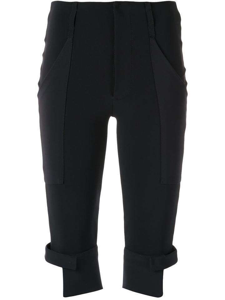 Gloria Coelho Pocket Bermuda, Women's, Size: 40, Black, Polyamide/spandex/elastane