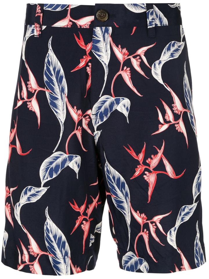 Ports V Printed Shorts - Blue