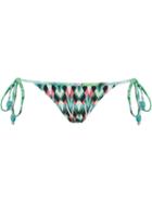 Lygia & Nanny Side Tie Printed Bikini Bottoms