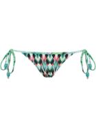 Lygia & Nanny Side Tie Printed Bikini Bottoms