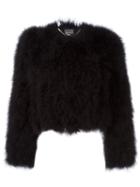 Alexander Mcqueen Oversized Turkey Feather Jacket