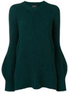 Roberto Collina Cable Knitted Jumper - Green