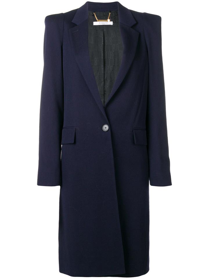 Givenchy Single-breasted Coat - Blue