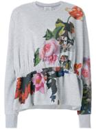 Preen By Thornton Bregazzi Ira Floral Sweatshirt - Grey