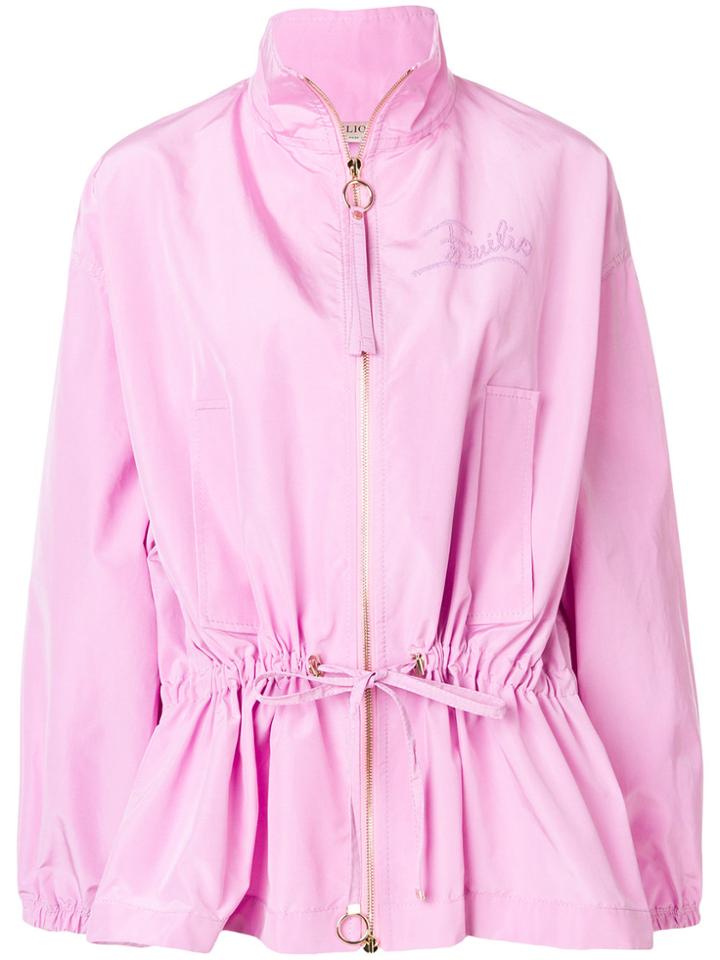 Emilio Pucci Zipped Drawstring Jacket - Pink & Purple
