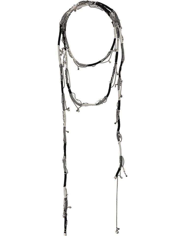 Saint Laurent Wrap-around Cord Necklace - 1061