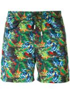 Fefè - Tropical Print Swim Shorts - Men - Polyester - S, Polyester