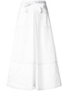 Marni High Waisted Long Skirt - White