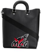 Mcq Alexander Mcqueen Contrast Logo Tote - Black