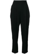 Emilio Pucci Tailored Tapered Trousers - Black
