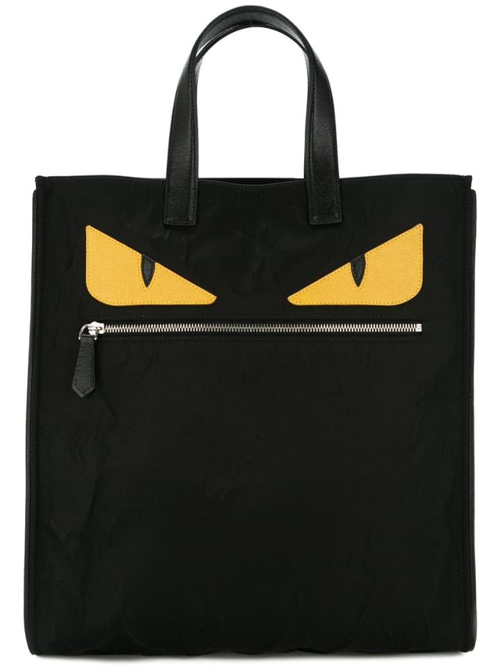 Fendi Vintage Fendi Monster Hand Tote Bag - Black