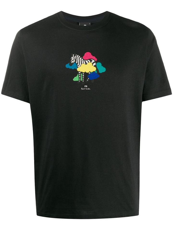 Ps Paul Smith Zebra Graphic T-shirt - Black