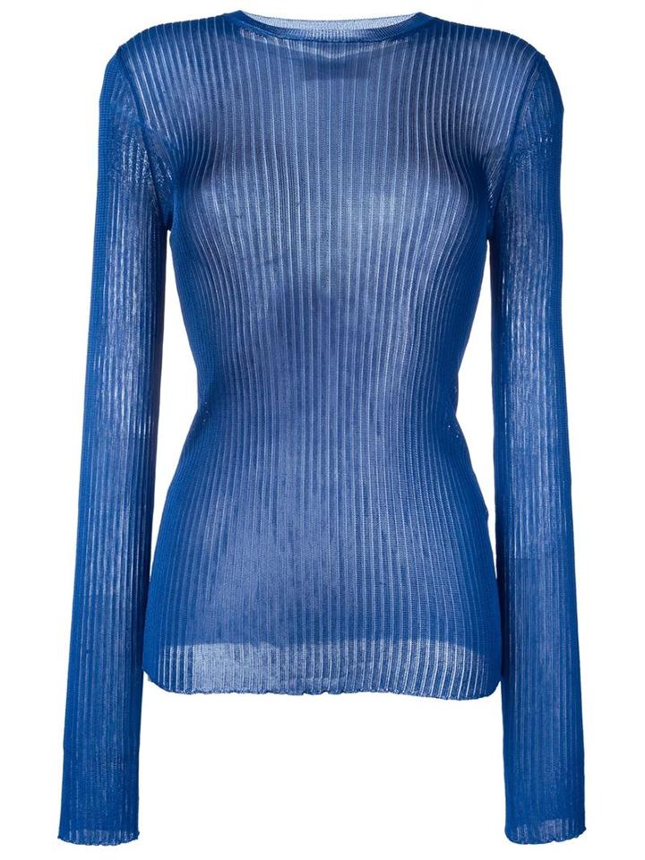 Msgm Rib Knit Sweater