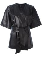 Drome Kimono Jacket, Women's, Size: Medium, Black, Lamb Skin/cupro