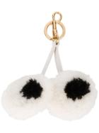 Anya Hindmarch Eyes Bag Charm - White
