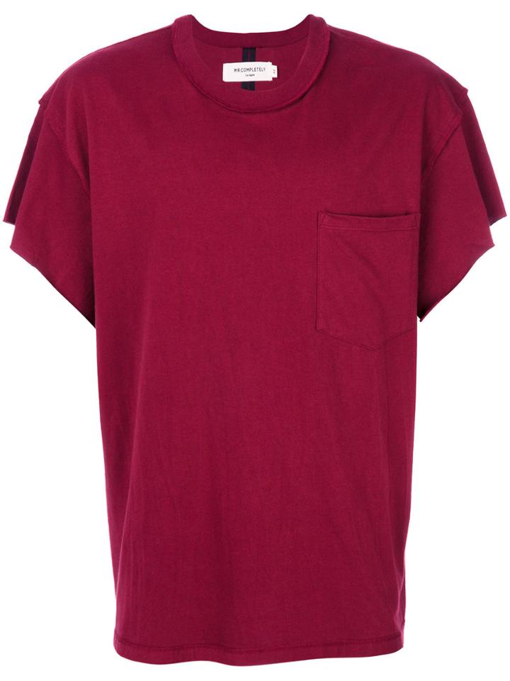 Mr. Completely Classic Plain T-shirt - Red