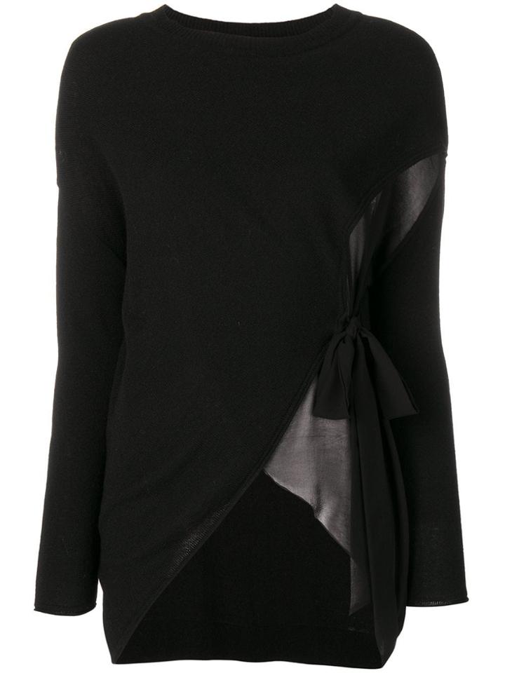Ki6 Tied Sweater - Black