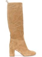 Red Valentino Knee High Boots - Neutrals