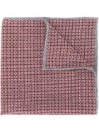 Brunello Cucinelli Geometric Pocket Square - Red