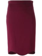 Givenchy - Midi Skirt - Women - Silk/polyamide/spandex/elastane/viscose - 42, Pink/purple, Silk/polyamide/spandex/elastane/viscose