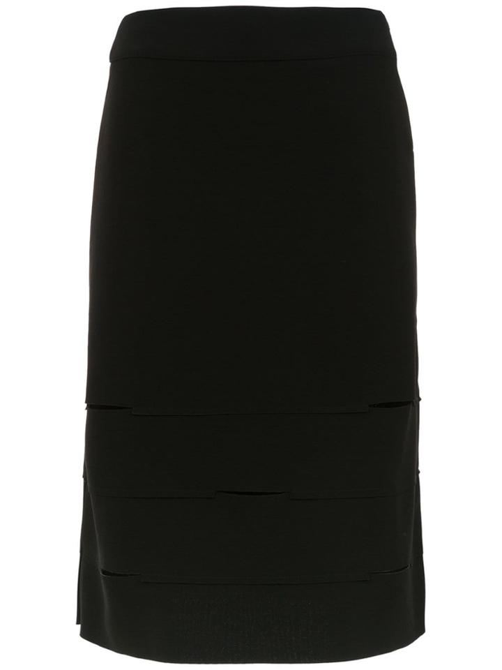 Uma Raquel Davidowicz Amadeus Cut Out Detailed Skirt - Black