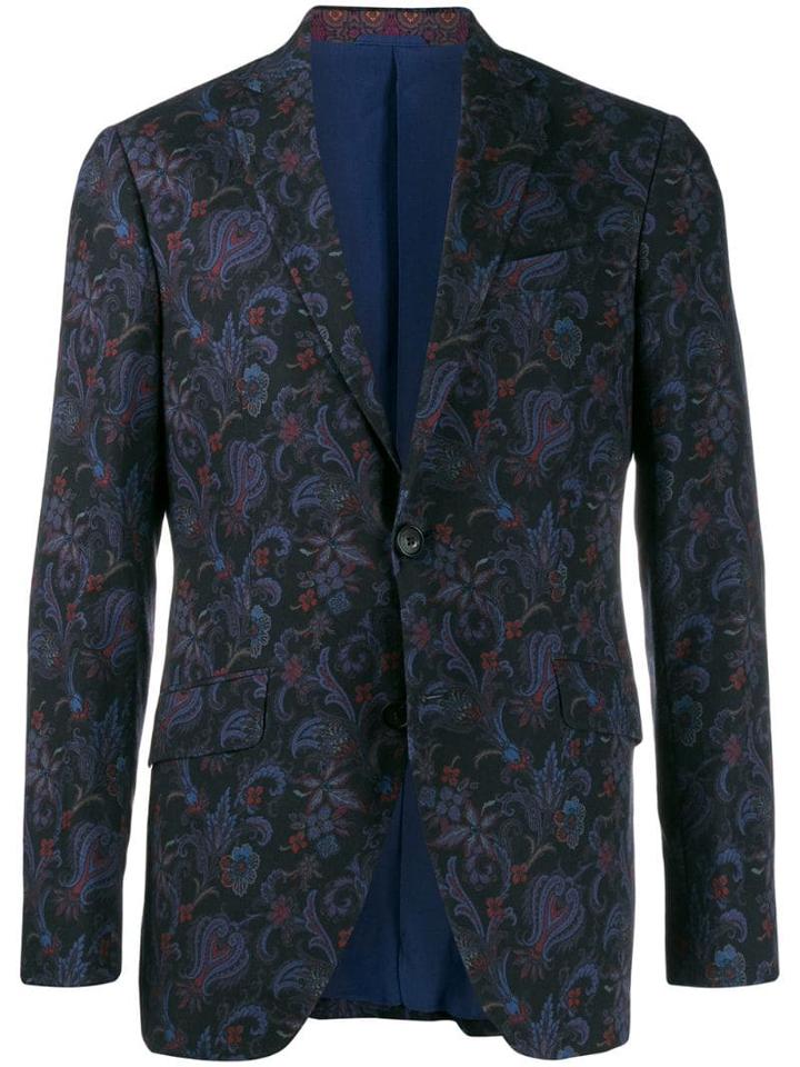 Etro Baroque Blazer - Blue
