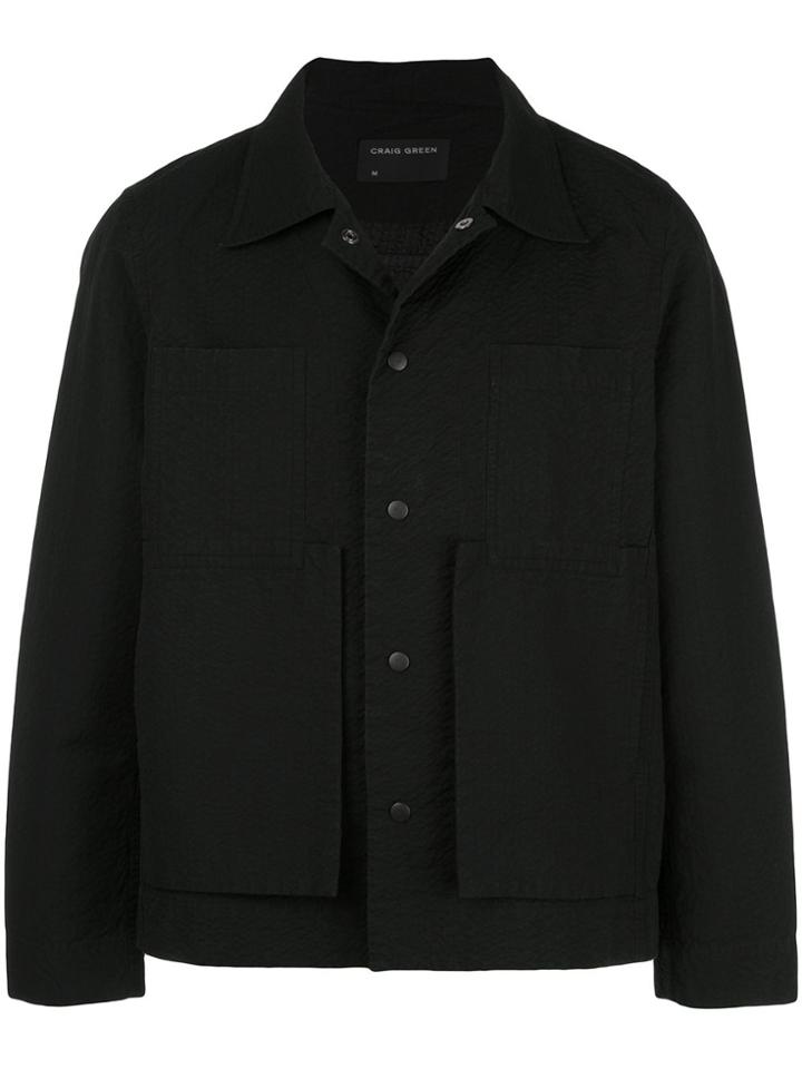 Craig Green Line Stitch Worker Jacket - Black