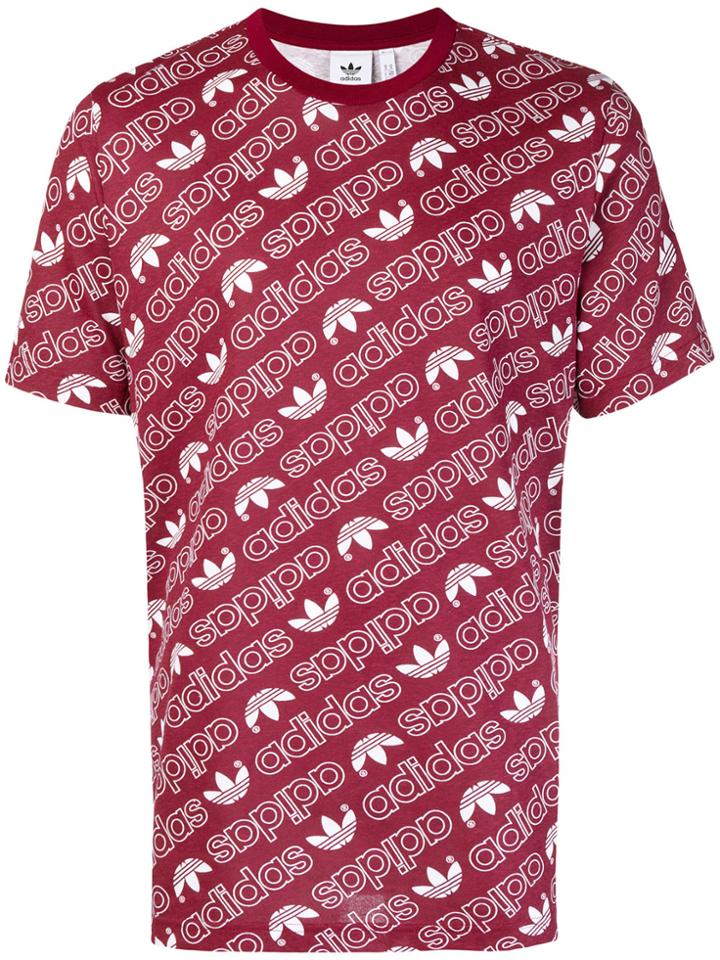 Adidas Adidas Originals Monogram T-shirt - Red
