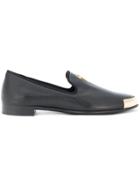Giuseppe Zanotti Design Metal-trimmed Loafers - Black