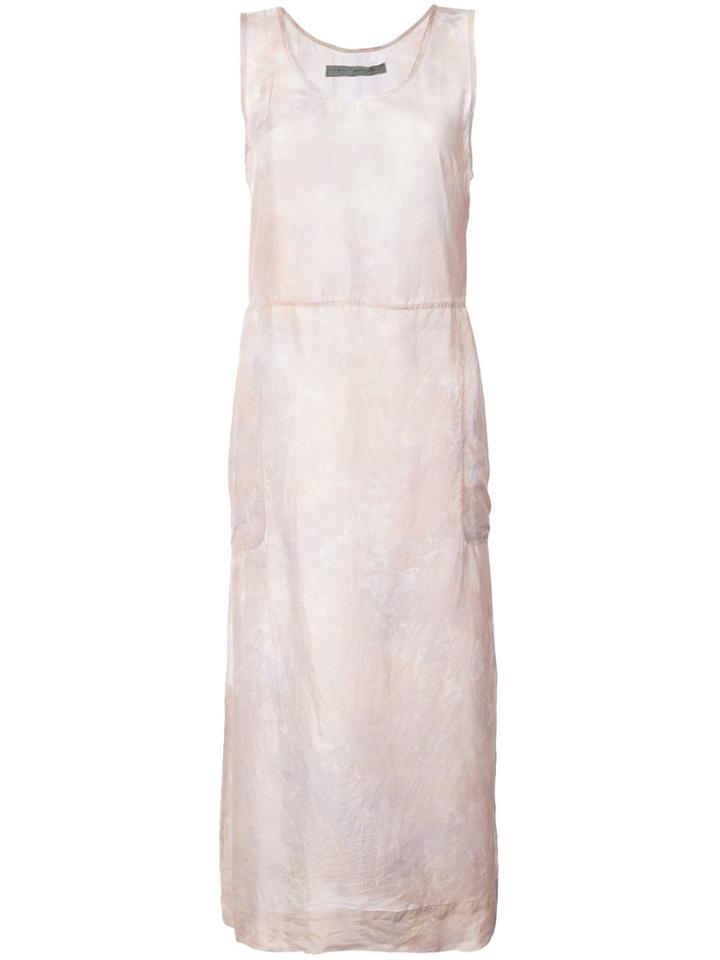 Raquel Allegra Printed Tank Dress - Pink & Purple