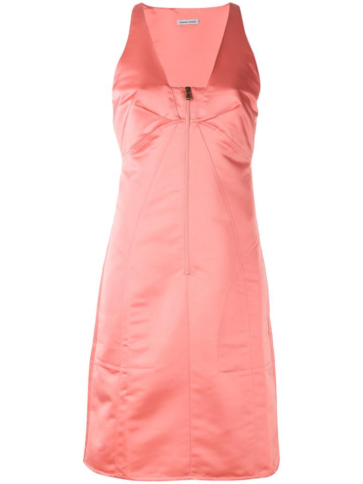 Tomas Maier - Vestit Dress - Women - Polyester - 4, Pink/purple, Polyester