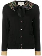 Gucci Bow Cardigan - Black