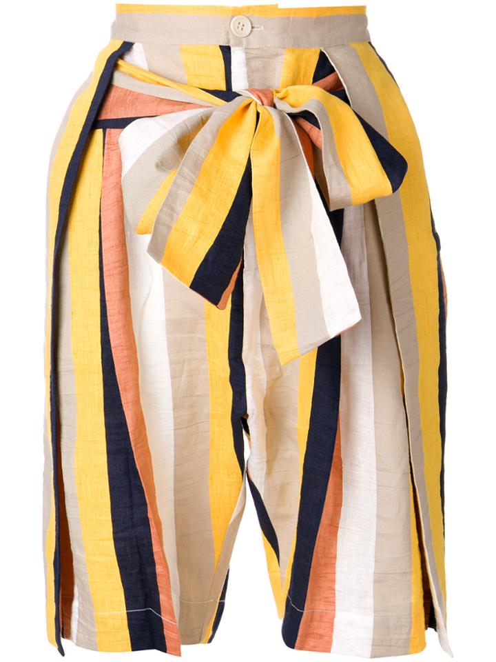 Henrik Vibskov Flip Tie Waist Shorts - Multicolour