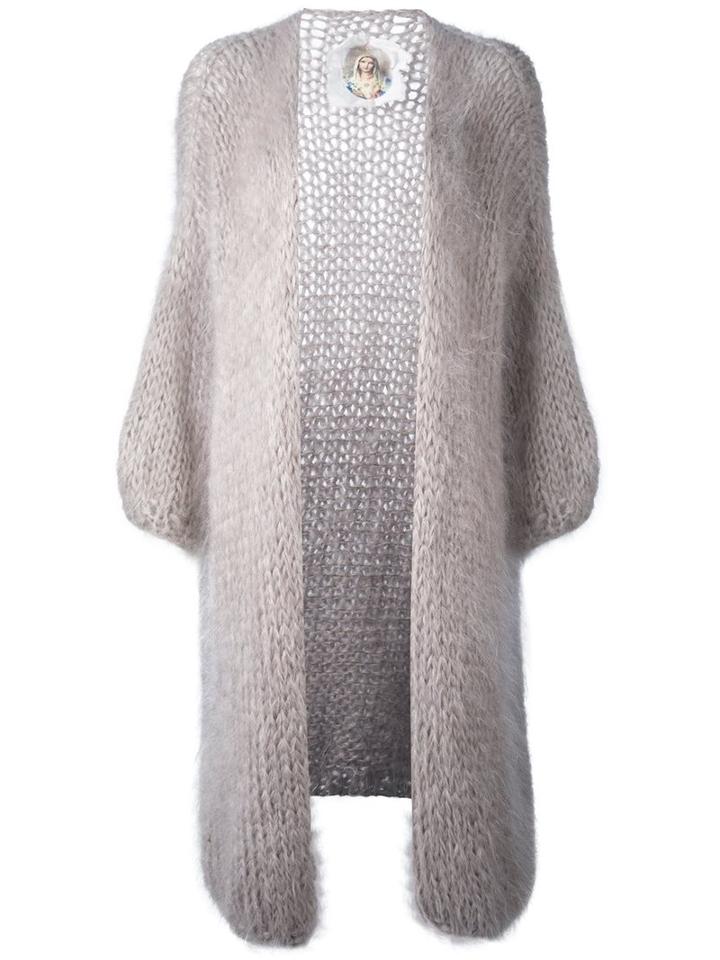 Made By Bernadette Mid Cardi-coat, Women's, Nude/neutrals, Mohair