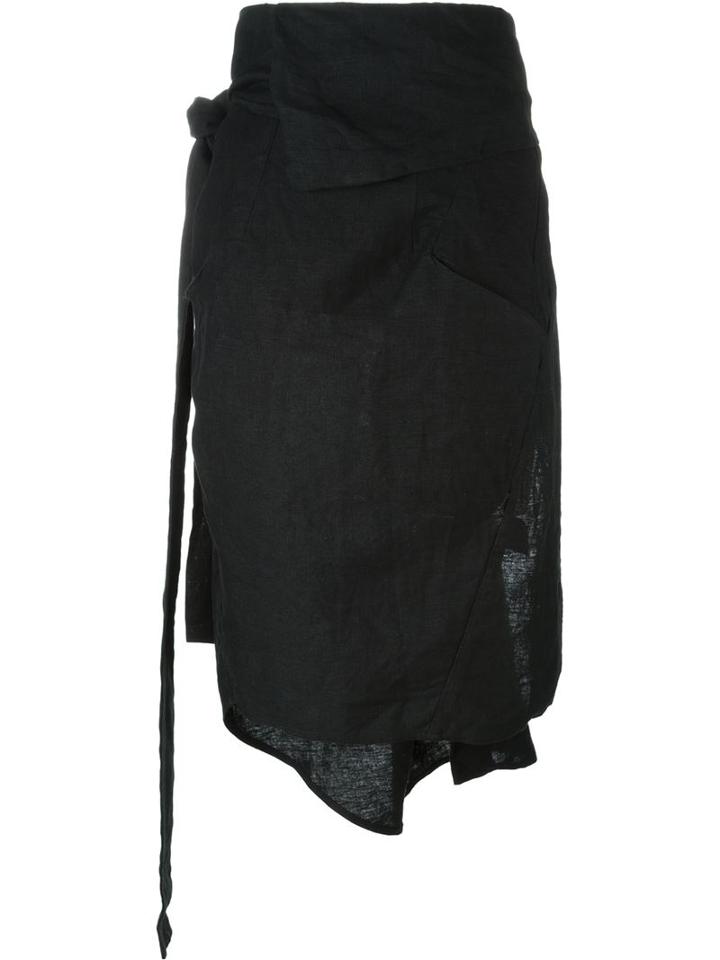 Barbara I Gongini Asymmetric Wrap Skirt