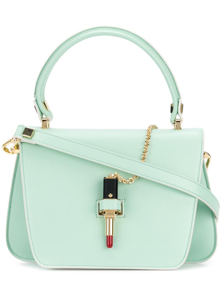 Giancarlo Petriglia Lipstick Lock Tote - Blue