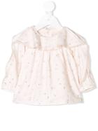 Chloé Kids Floral Print Blouse - Pink