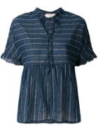 Cotélac Striped Shirt - Blue