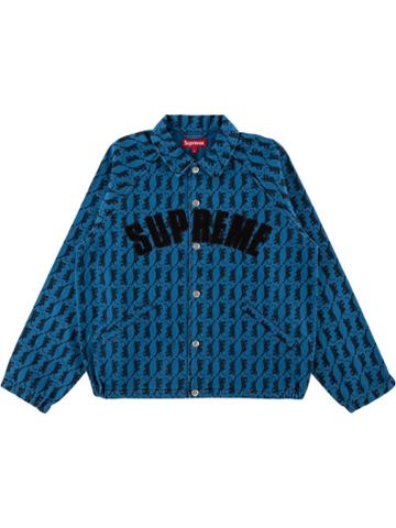 Stadium Goods Supreme Logo Embroidered Jacket - Blue