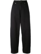 Société Anonyme - 'peanut' Trousers - Women - Cotton - L, Black, Cotton