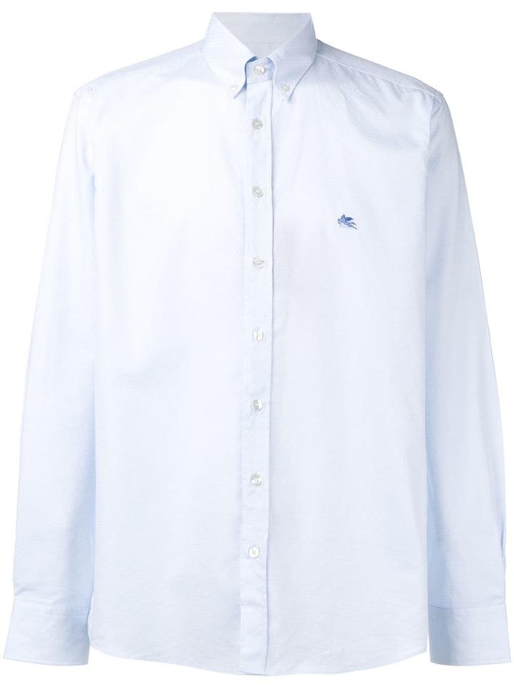 Etro Patterned Fitted Shirt - Blue