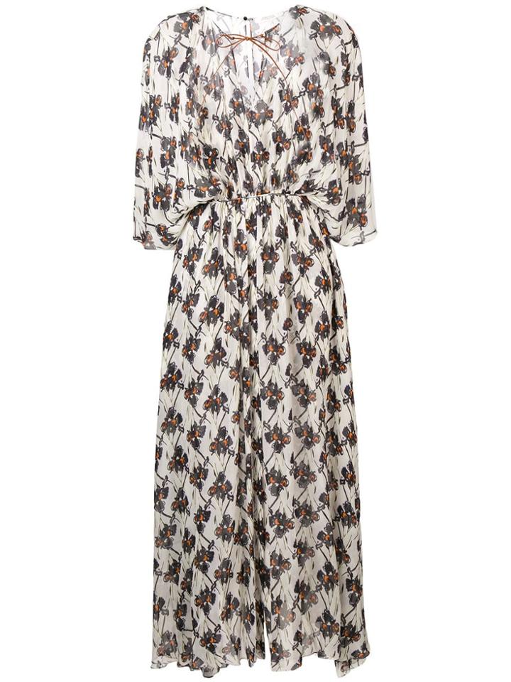 Dorothee Schumacher Floral Maxi Dress - White