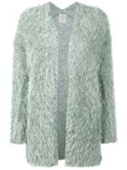Forte Forte - Fluffy Cardigan - Women - Linen/flax/polyester/viscose - I, Green, Linen/flax/polyester/viscose