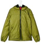 Ai Riders On The Storm Kids Teen Pocket Down Jacket - Green